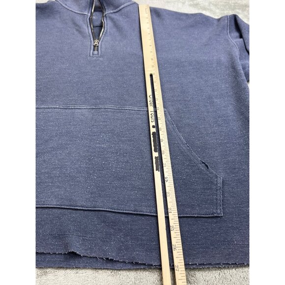 Aerie Womens Large Half-Zip Pullover Lightweight Sweatshirt Kangaroo Pocket - Picture 5 of 10